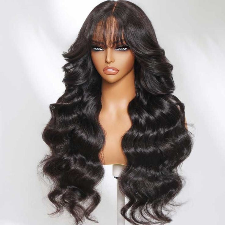 Double Drawn Loose Bang Weave 5*5 Closure 24 inch